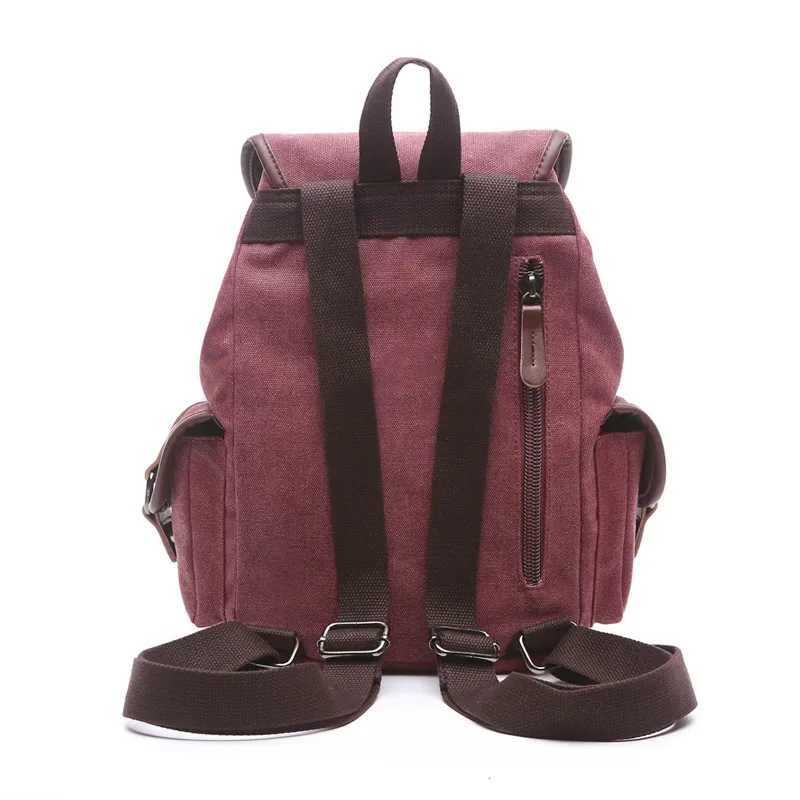 2024New fashion mens backpack vintage canvas backpacks school bag mens travel bags large capacity mochila mujer bolsa femininaXJ241026