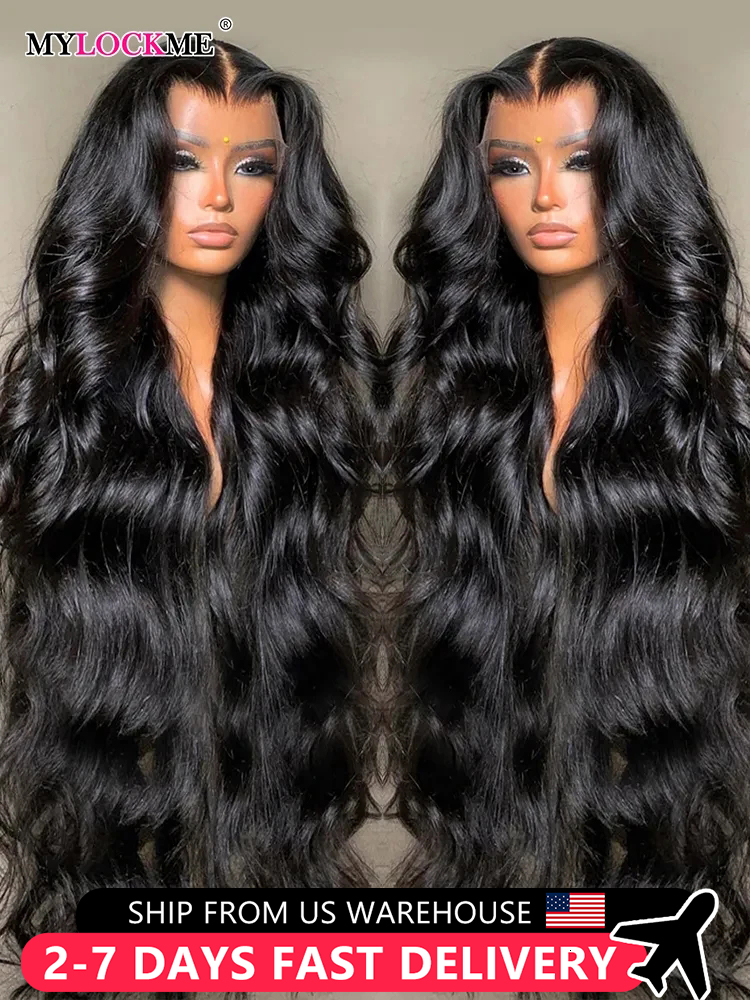 36Inch Body Wave Transparent 13x6 Front Human Hair Wigs Indian Remy Raw 13x4 Frontal For Women Lace Closure Wig