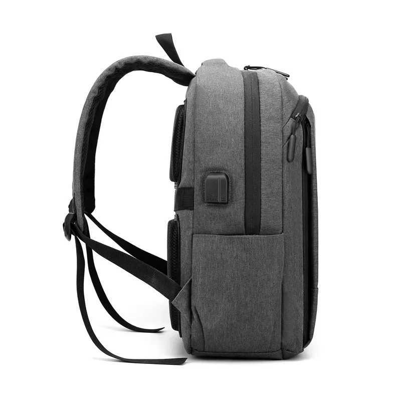 New casual bag large capacity backpack expandable computer bag mens business backpackXJ241026