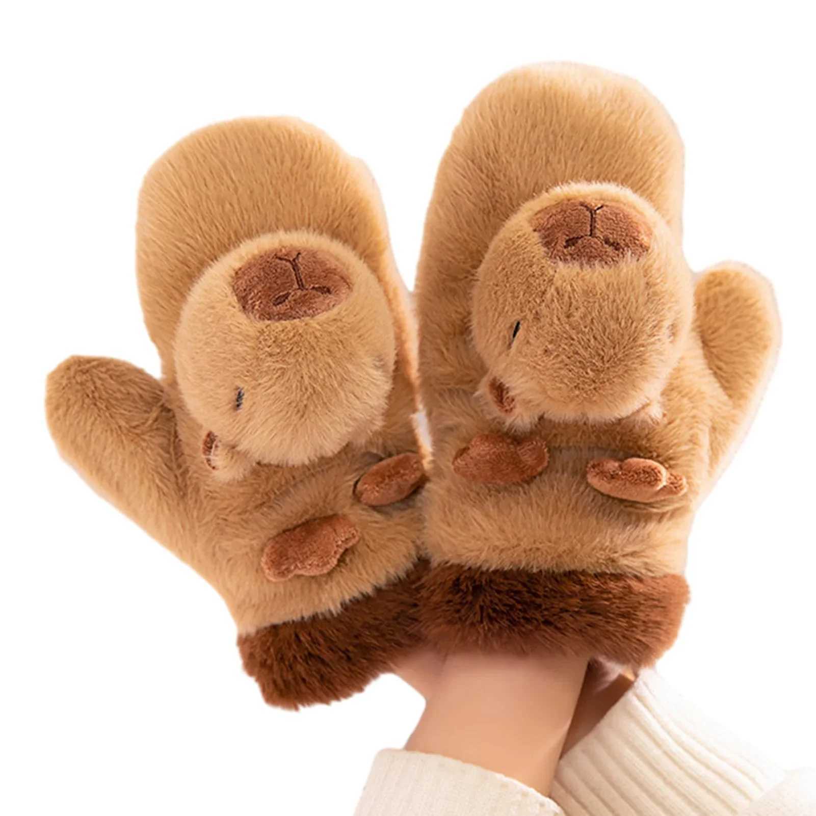 Female Winter Gs Kaii 3D Cybara Penguin Cold Weather Warm Gs Driving Running Hiking W241026