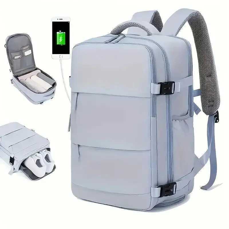 Womens Bag Large Capacity Journey Multifuncti Backpack With Shoe Storage Multilayer Dry And Wet Separati WaterproofXJ241026