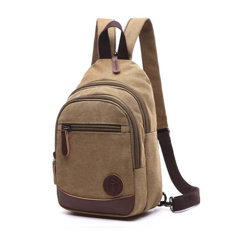 AUGUR 2023 New fi mens vintage canvas backpack school bag travel large capacity laptop backpacks bagsXJ241026