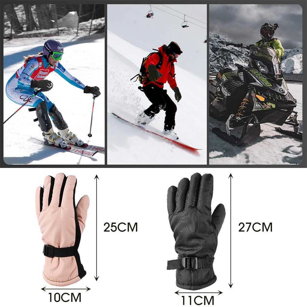 Winter Cycling Gs Mens Outdoor Waterproof Skiing Motorcycle Warm Thick Gloves Anti slip Gs Hot Sports Gs W241026