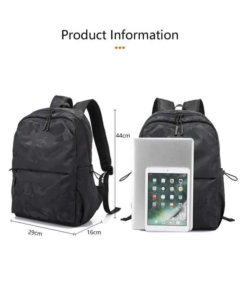 2024 Trend New Casual Travel Mens Backpack Backpack Fi Oxford Cloth Business Travel Computer BackpackXJ241026