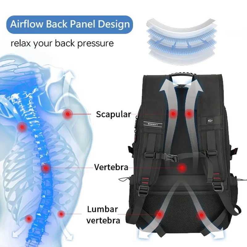 SWICKY Male multifuncti fi business casual travel waterproof 15 6 inch 17 3 inch Laptop menXJ241026