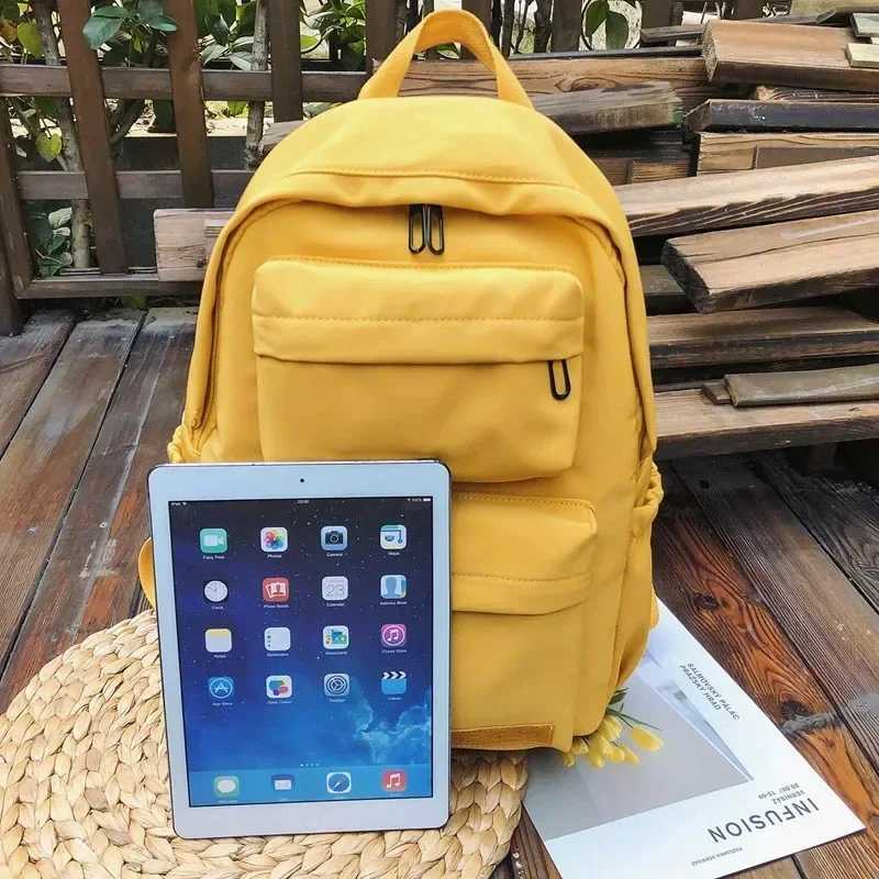 Students Waterproof Nylon Backpack for Women Multi Pocket Travel Backpacks Female School Bag for Teenage Girls Back To SchoolXJ241026