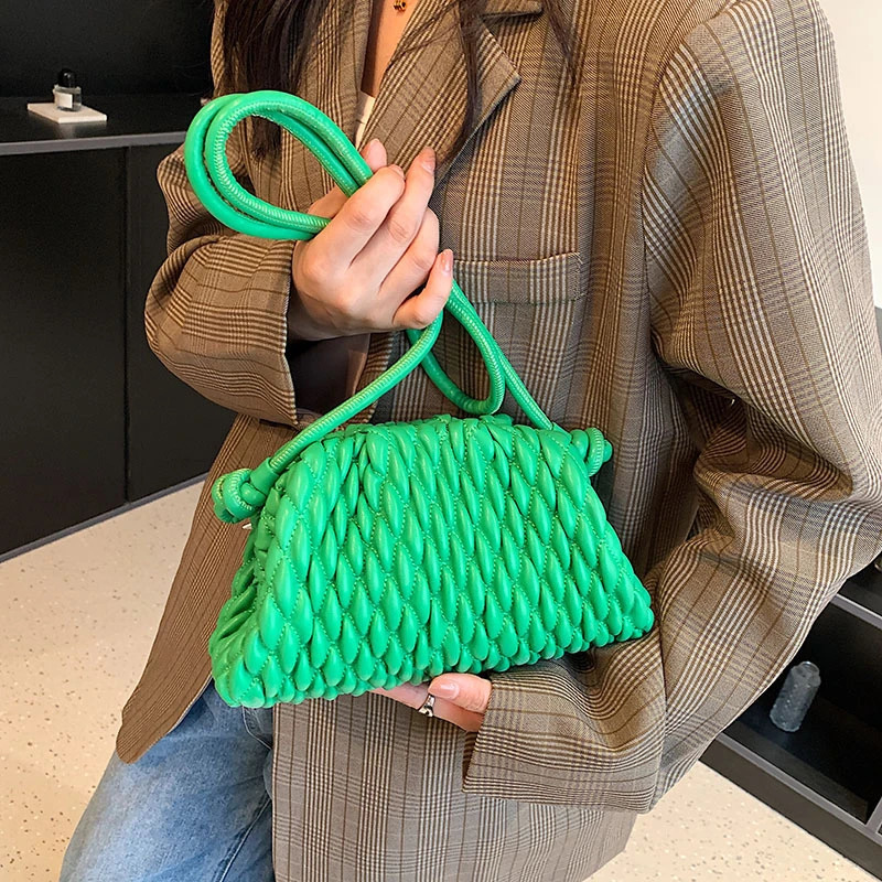 Shoulder Bag for Women Fashion Embroidered Thread Messenger Bag Cute Purse Crossbody Bag Clutch Hobos 241025