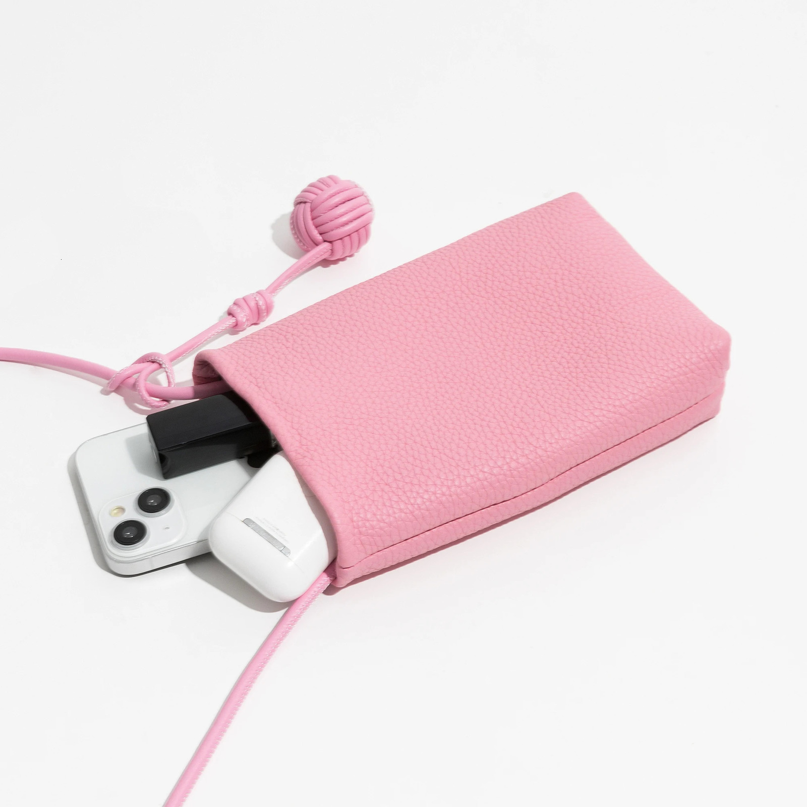MABULA Multicolors Genuine Cow Leather Crossbody Cellphone Bag for Women Mini Shoulder Travel Purse Simple Ladies Daily Pouch 241025