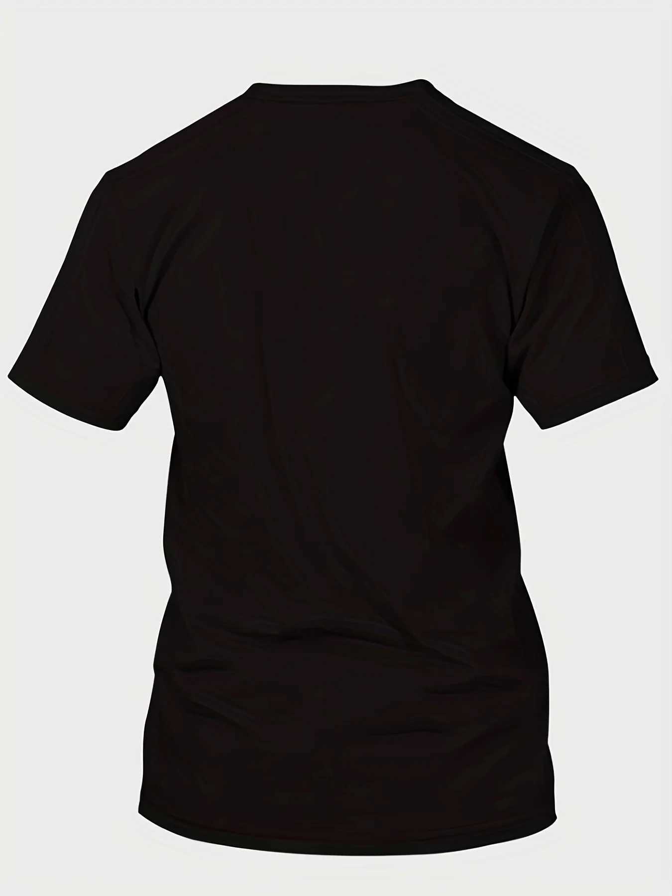 Summer Mens 100% Cotton Casual Loose Large Letter Printed Round Neck Short Sleeve T-shirt Top W250403