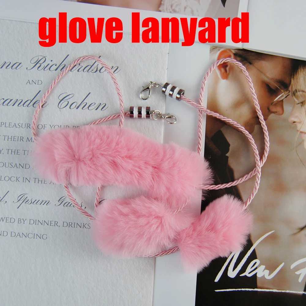 Womens Winter True Rex Rabbit Fur Watch Gs Warm Thick Womens Fur Gloves Elastic Girls Sled G Gloves Elastic Soft W241026
