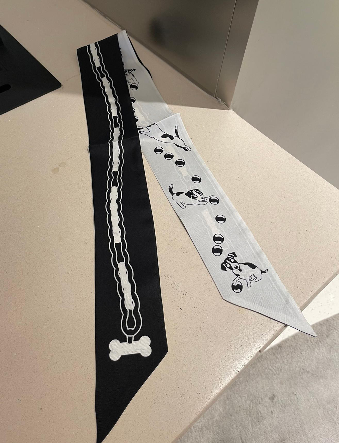 Elegant Silk Scarf for Women for Handbags Headband Soft & Lightweight Accessory with Classic Design about 6x120cm
