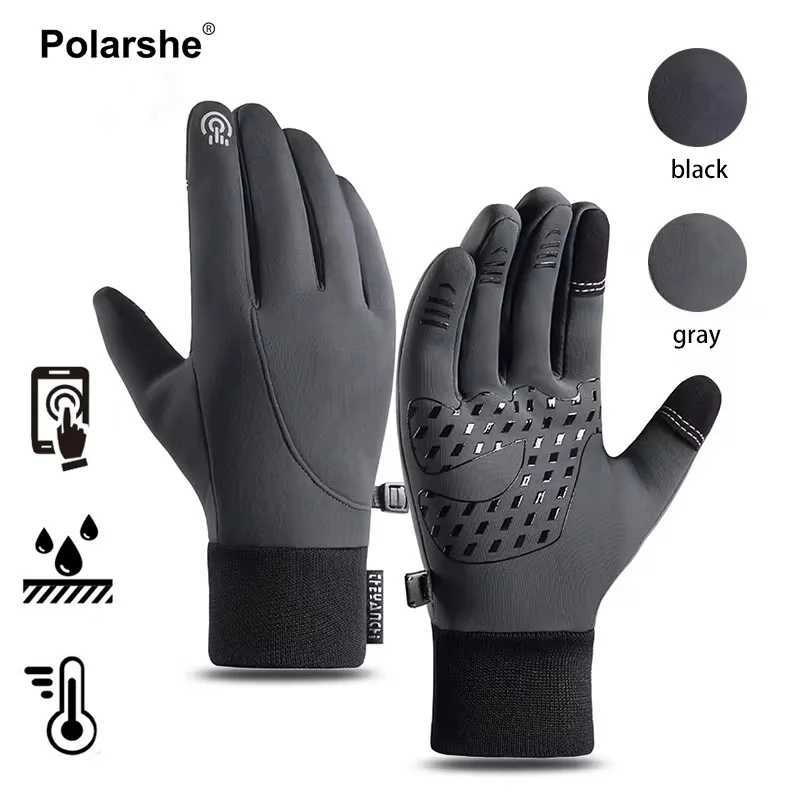 Waterproof Winter Gs Mens Touch Screen Winter Warmth Plus Velvet Motorcycle Gs Mens Touch Cold Sports Warmth Skiing W241026