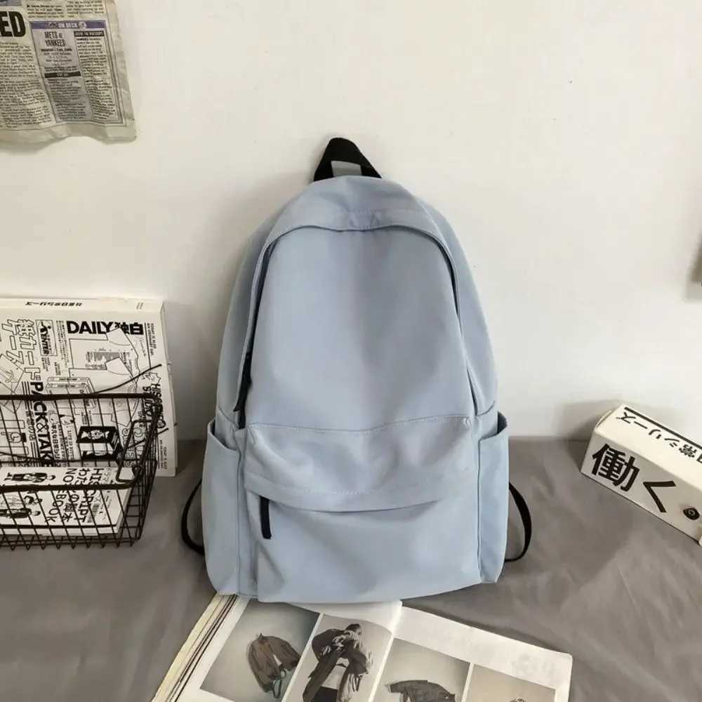 Nyl Versatile Backpack Black Grey White Red Waterproof Travel Bag Large Capacity Wable Computer Bag Unisex School BagXJ241026