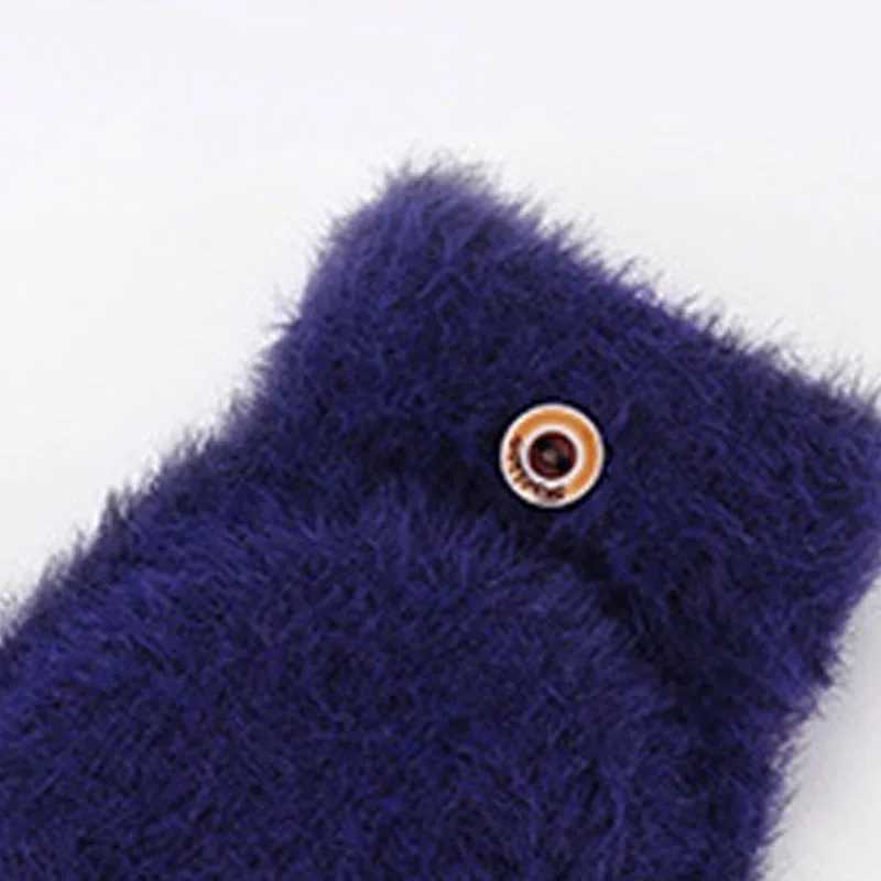Womens Fingers Gs Winter Plush Gs Soft Warm Wool Knitted Arm Flexible Hands Gs Mens Warm Y2K Accessories W241026