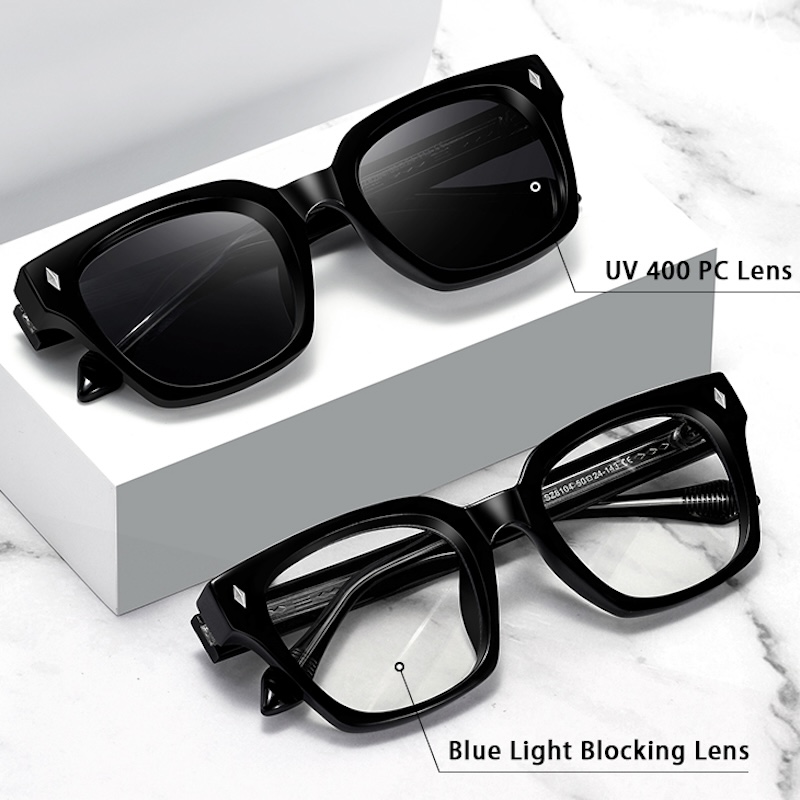 Retro Cat Eye Sunglasses Women Cool Steampunk Thick Sun Glasses Vintage Fashion for Men y2k Cyberpunk Futuristic Personalized Shades UV400 Rivets S182