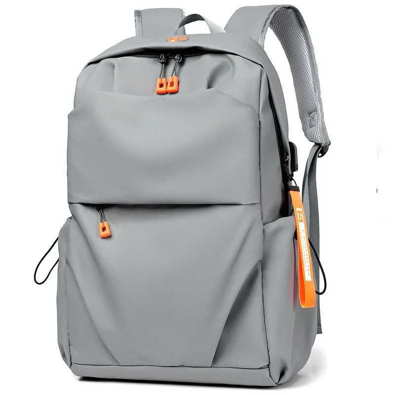 New backpack mens backpack trendy brand computer bag casual large-capacity travel bag college student schoolbag mens bagXJ241026