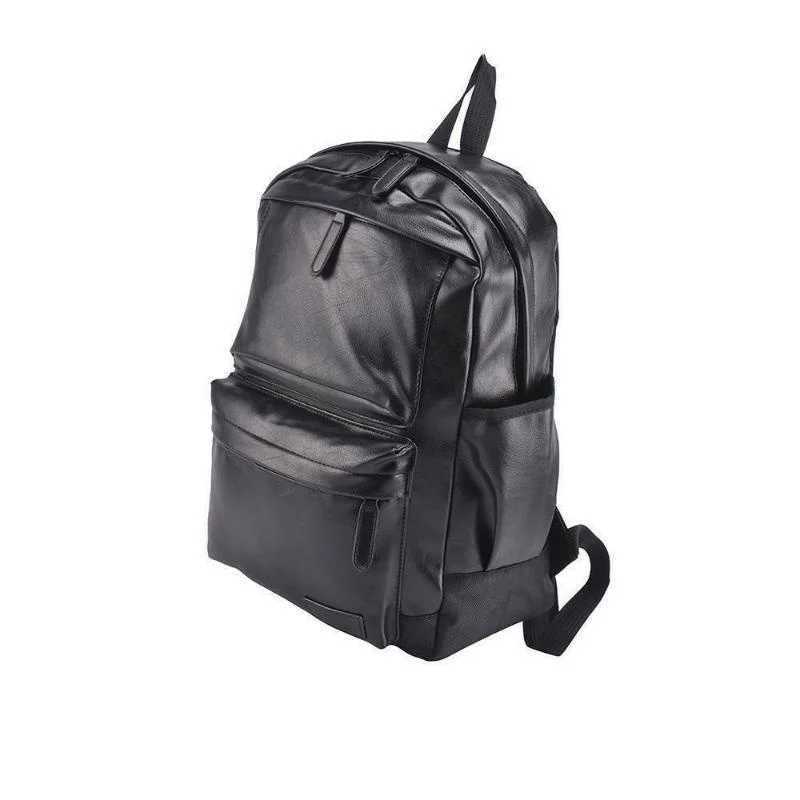 Men Women Laptop Backpack Large Leather Waterproof Travel Rucksack School BagXJ241026