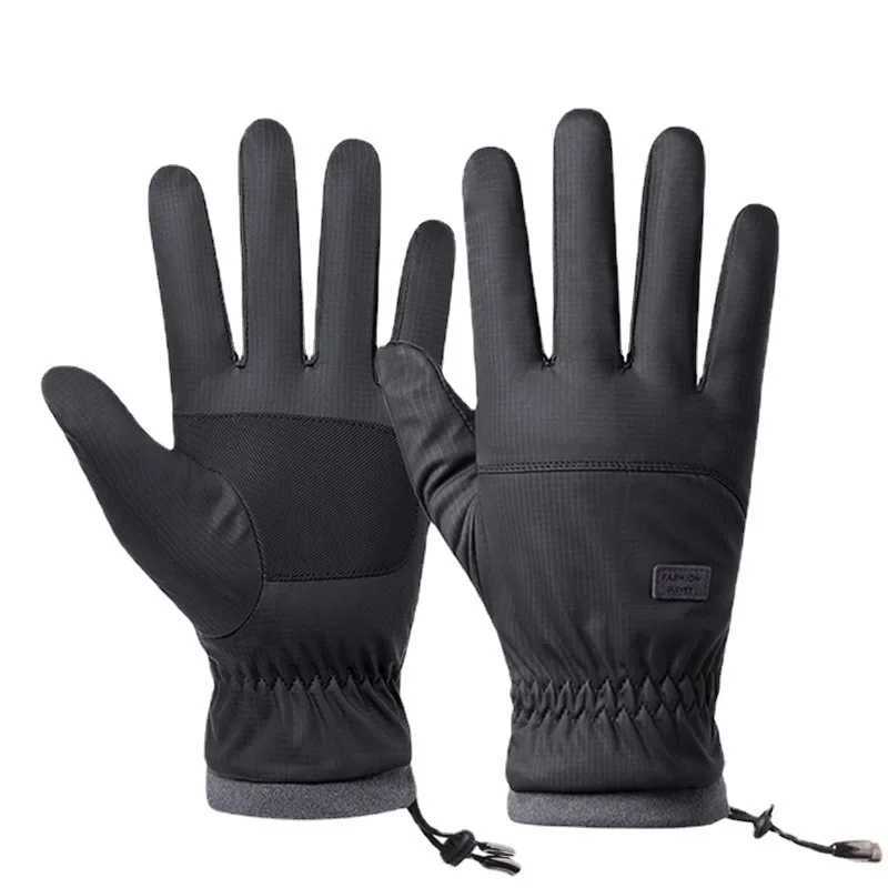 Winter Gs Mens Waterproof Windproof and Warm Gs Cold Weather Touchscreen Finger Driving Bicycle Running Skiing Gs W241026