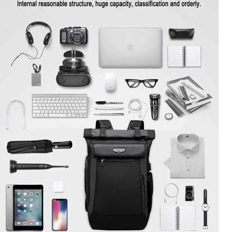 Travel Backpack For Men High Quality Business 20 inch Laptop Backpack 50 L Large Capacity Outdoor Leisure Waterproof BackpackXJ241026
