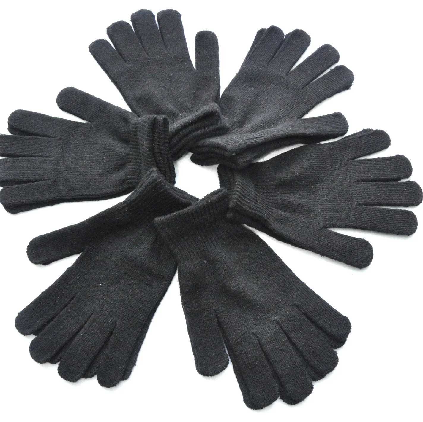 Winter Warm Knitted Gs Suitable for Female Students New Autumn Solid Color Touch Screen Gloves Outdoor Cycling Skiing Gs W241026