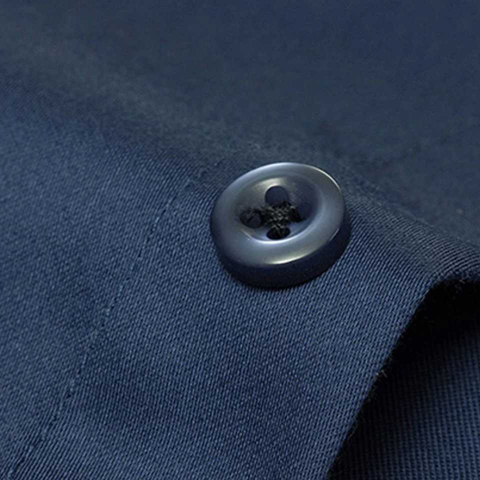 Mens Classic Formal Shirt Long Slip Anti Wrinkle Button Business Dress M L XL 2XL 3XL 4XL W241026
