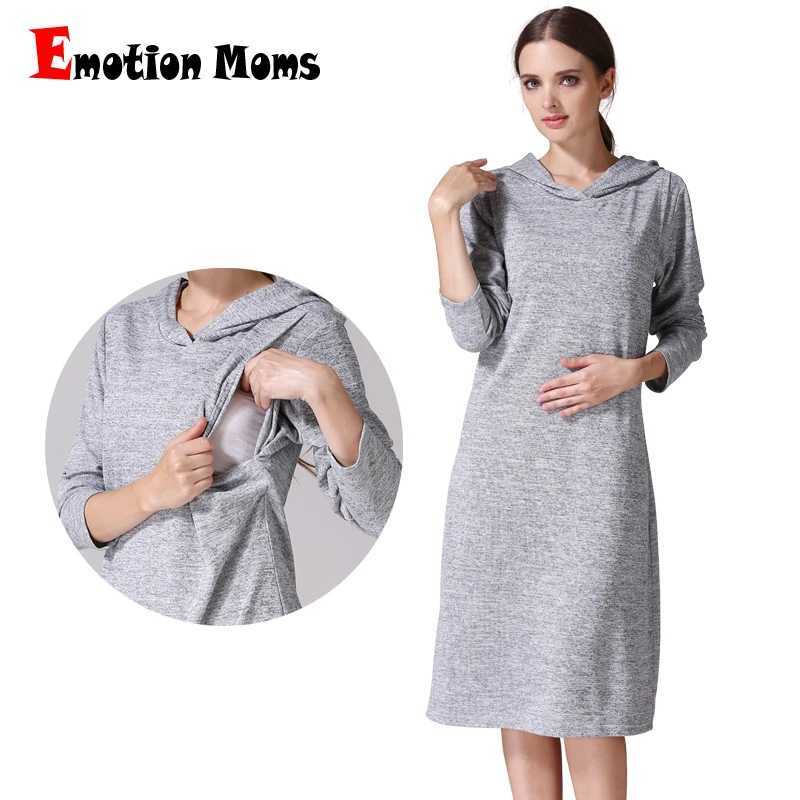 Emotion Moms long sleeved maternity clothing care clothing maternity clothing W241026