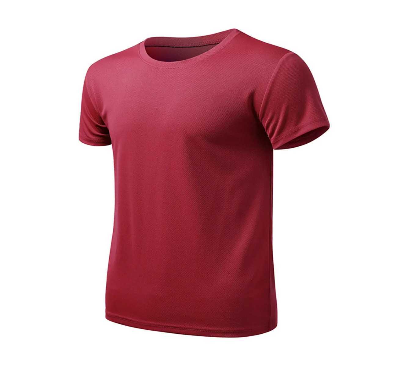 2023 Short Sleved Mens Running Shirt Sports Shirt Mens Sports Shirt Work Neck Breathable T-shirt W241026