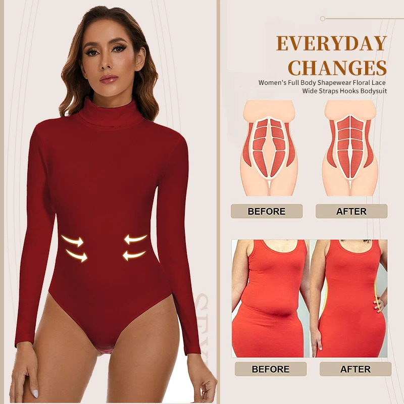 Womens Thermal Underwear Tops High Collar Long Sleeve Bodysuits Soft Keep Warm Cold Weather Compression Bottoming Shirts 241025
