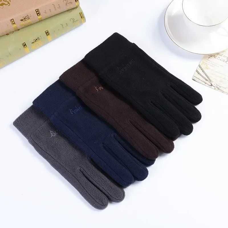 New winter polar wool sports insulation Gs suitable for mens and womens screen skiing cycling cold resistant outdoor fashion gloves W241026