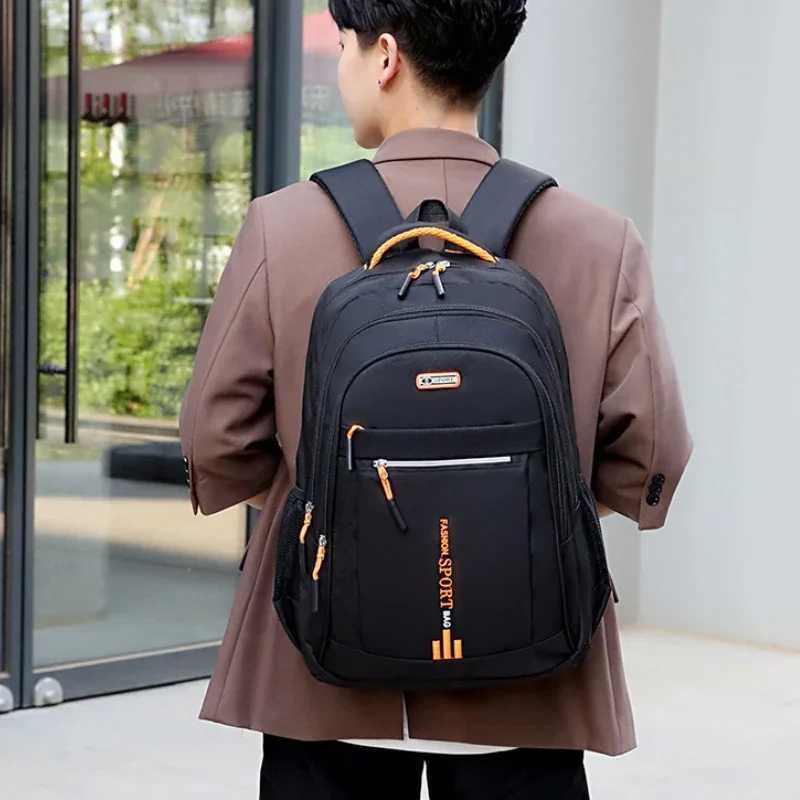 Mens Backpacks Oxford Waterproof Rucksack Business Computer Bag Casual Travel Backpacks Senior High School Student Schoolbag XJ241026