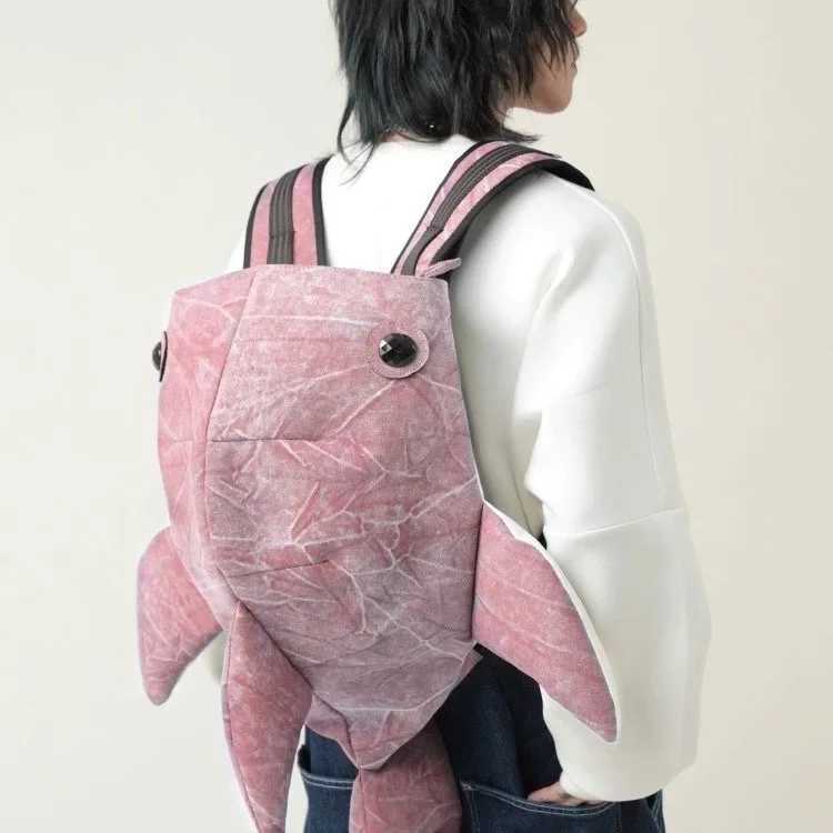 Backpack shark bag large capacity funny backpack unisex street trendy backpackXJ241026