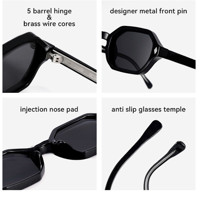 Retro Oval Sunglasses Men Women Cool Steampunk Thick Sun Glasses Vintage Fashion for Men y2k Cyberpunk Futuristic Personalized Shades UV400 Rivets S17