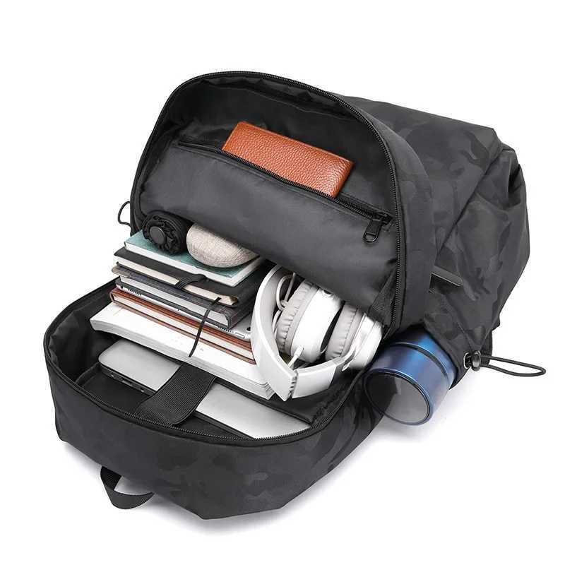 2024 Trend New Casual Travel Mens Backpack Backpack Fi Oxford Cloth Business Travel Computer BackpackXJ241026