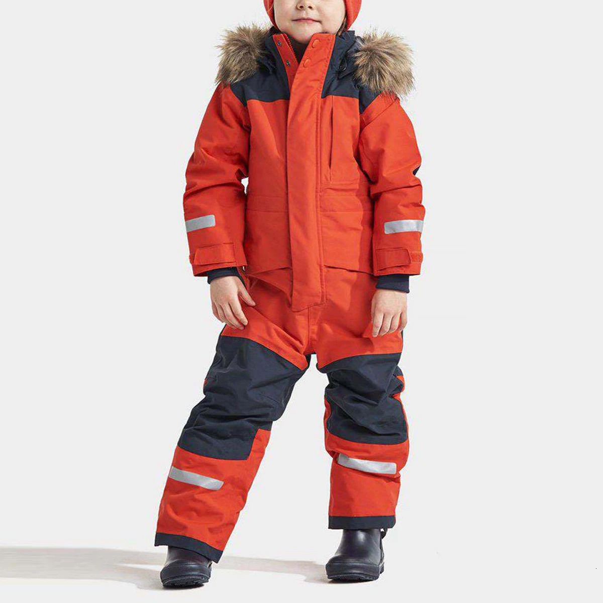 Children Ski Jumpsuit Ski Suit Boys Girls Autumn Winter Windproof Warm Outdoor Fleece Jacket Pants Kids Skiing Snowboarding Suit 241025