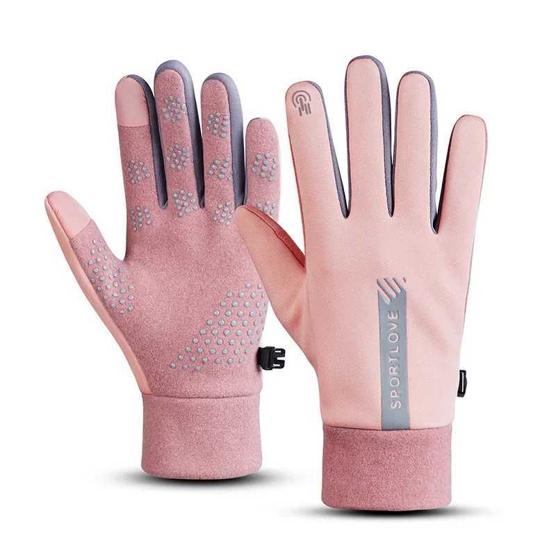 Winter Warmth Gs Womens Wool Thick Touchscreen Windproof Skiing Gs W241026