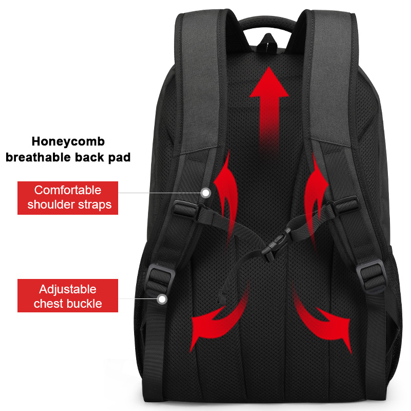 Tigernu 15.6 Laptop leisure business backpack men's multi-functional laptop bag short distance travel commuting backpack