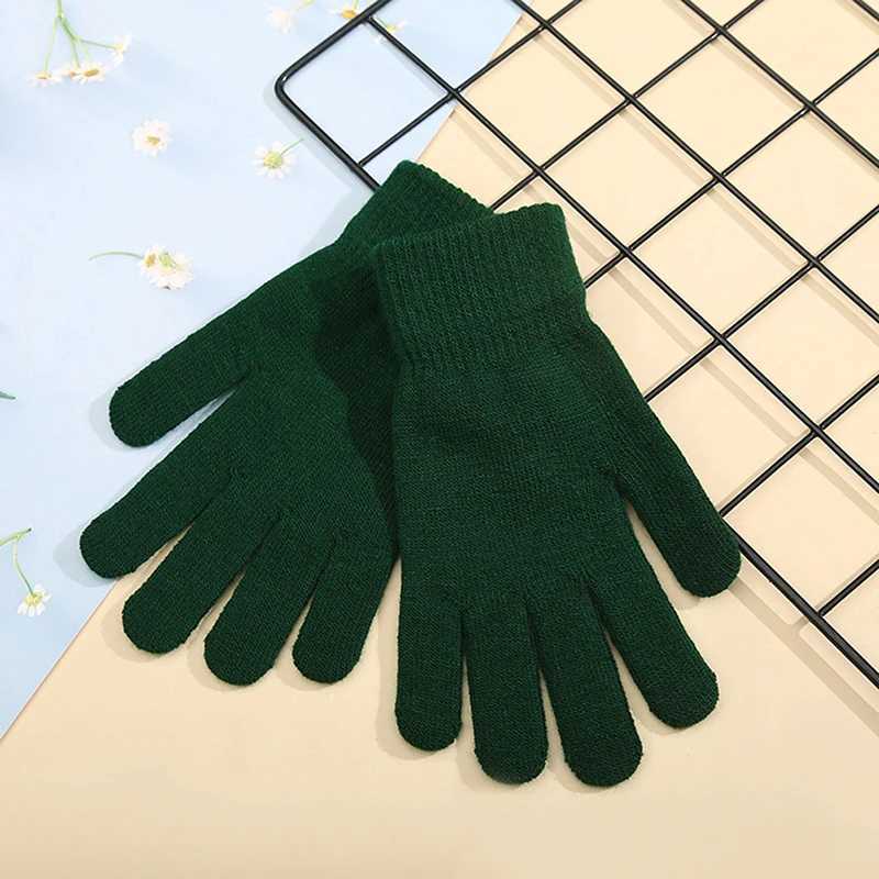 Winter Knitted Gs Mens Touch Screen Anti Cold and Warm Full Finger Gs Korean style Fully Matched Bicycle Cotton Gs W241026