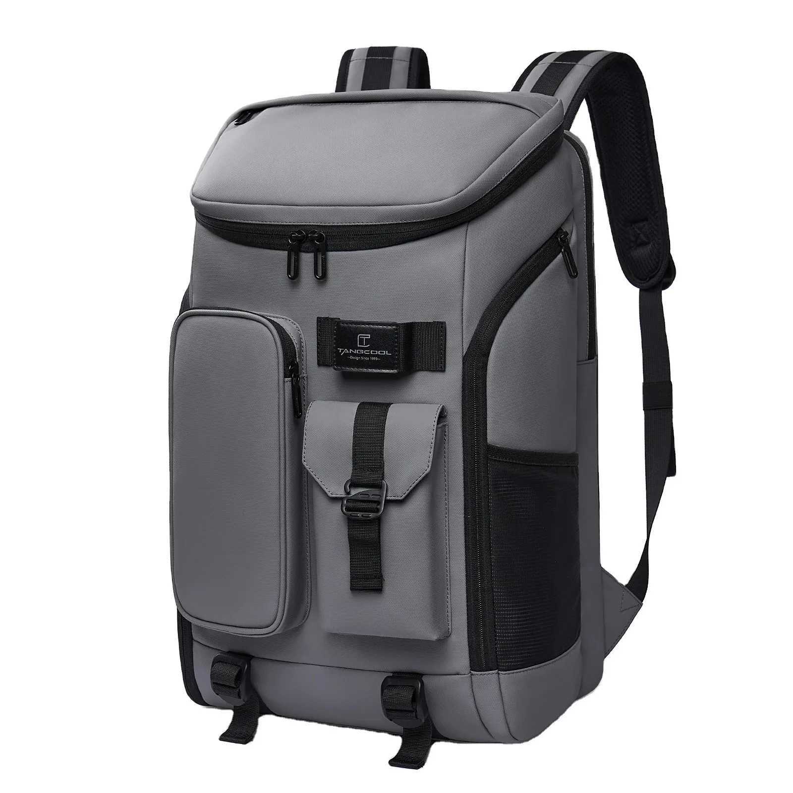 TANGCOOL Male Backpack For Teenagers Luxury Waterproof Large Capacity School Bags Boys Camping Oxford Usb Charging Rucksack MenXJ241026