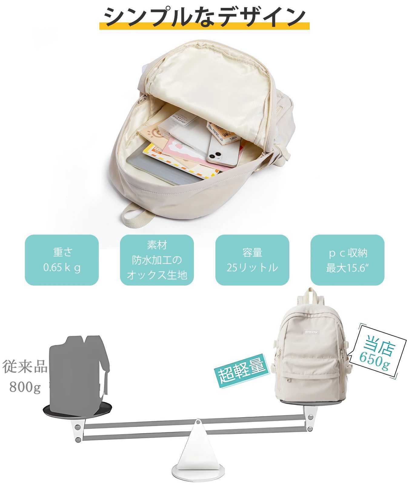 School Backpack for Women Waterproof Aesthetic Laptop Backpack Fit 15.6 inch Travel Work Daypack for TeensXJ241026