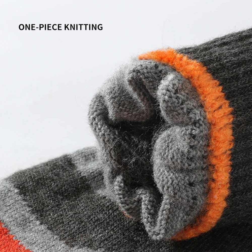 Winter Warm Knitted Gs Mens Fashion Wool Bicycle Personty Windproof Triangle Anti slip Touchscreen Wool Gs W241026