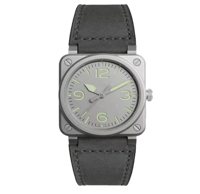 Fashion Men Square Dial Face Watch 40mm Quartz Movement Waterproof Clock Automatic Movement Watches Orologio Di Lusso Gifts