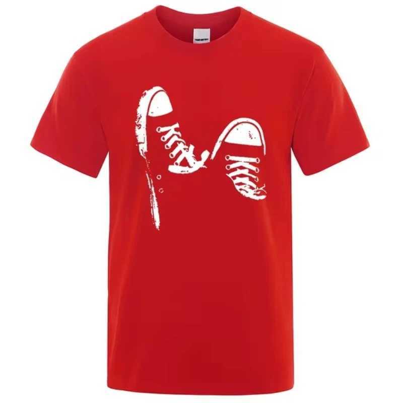 Hot selling casual short Slves ice skates mens shirt summer breathable O-neck oversized short Slves unisex W241026