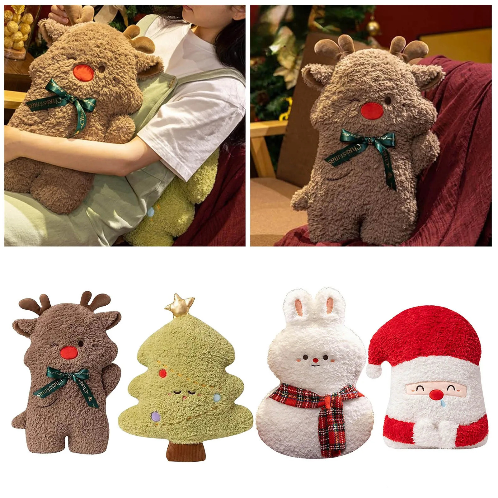 Santa Claus H throws pillows that are soft cute stuffed with pillows and large Christmas hug pads for sliding pillowcases in family bedrooms 241024