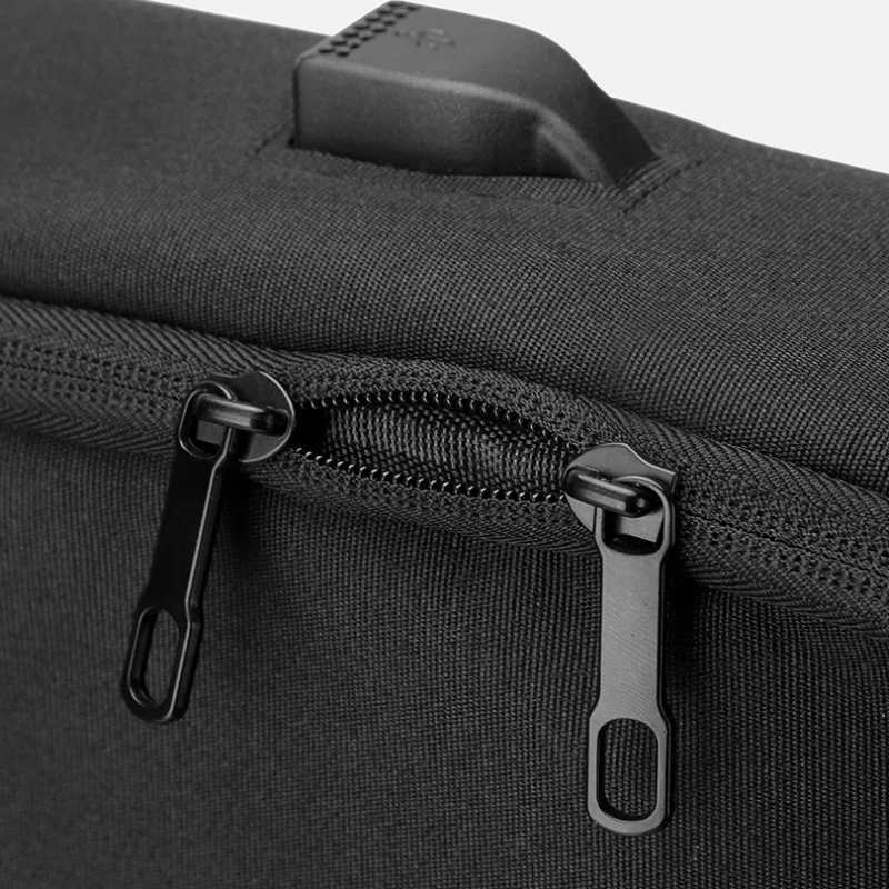 Black PC Hard Shell Bag Leisure Commuting Waterproof Lightweight Business Backpack Mens Backpack Anti-theft Lock Computer BagXJ241026