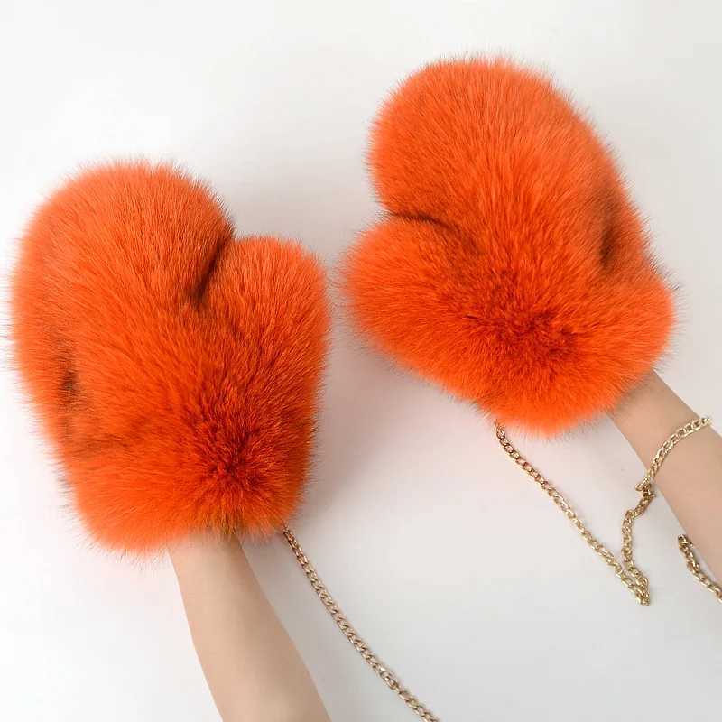 New Winter Womens Natural Genuine Leather G Warm% Genuine Leather Gloves for Girls Fashion Luxury Genuine Leather G W241026