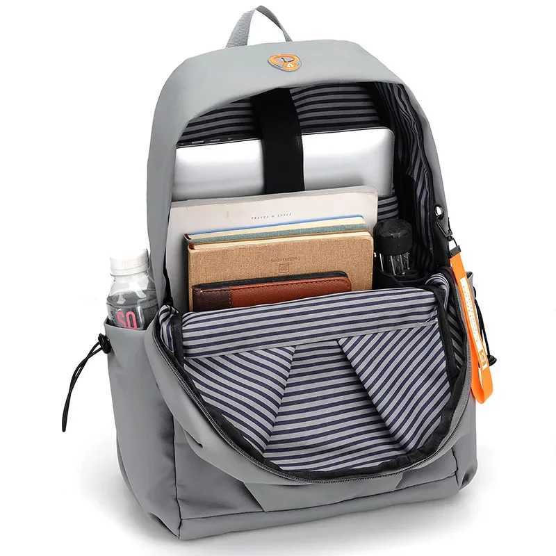 New backpack mens backpack trendy brand computer bag casual large-capacity travel bag college student schoolbag mens bagXJ241026