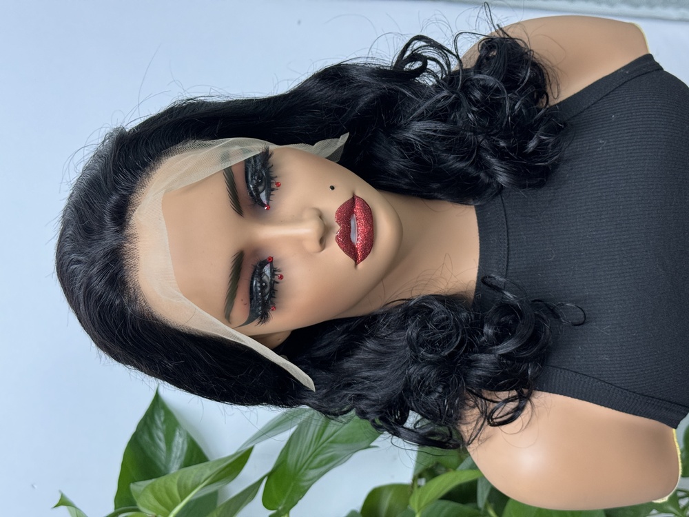 250% Density Bouncy Human 13x4 Lace Frontal Natural Loose Curly Brazilian Remy Hair Wigs for Black Women