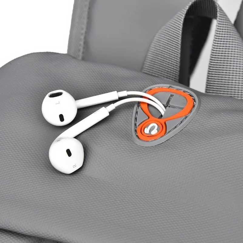 Mens and Womens Backpack New High Capacity Solid Color Business Travel Computer Backpack Student BackpackXJ241026
