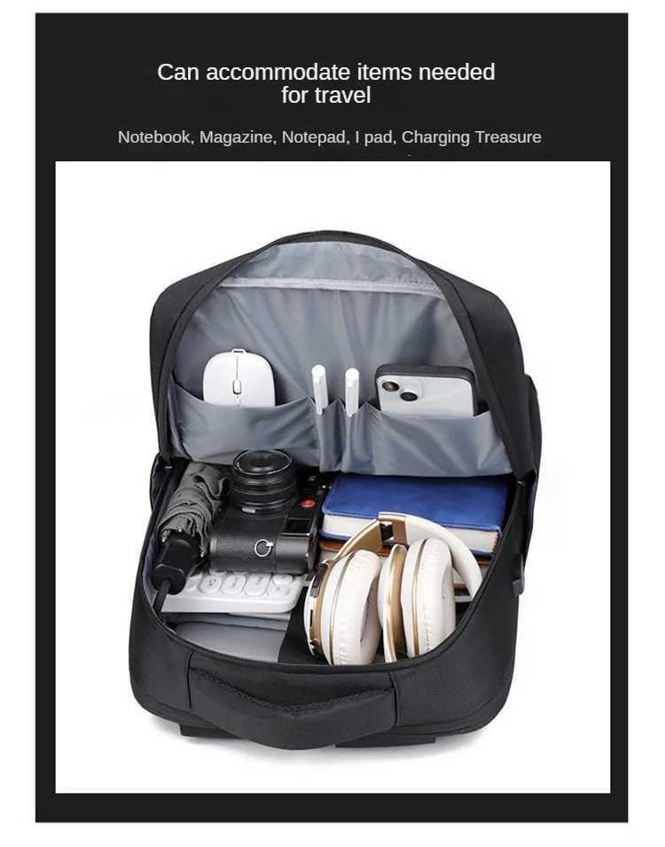 Mens business backpack large capacity waterproof backpack suitable for going out travel backpackXJ241026
