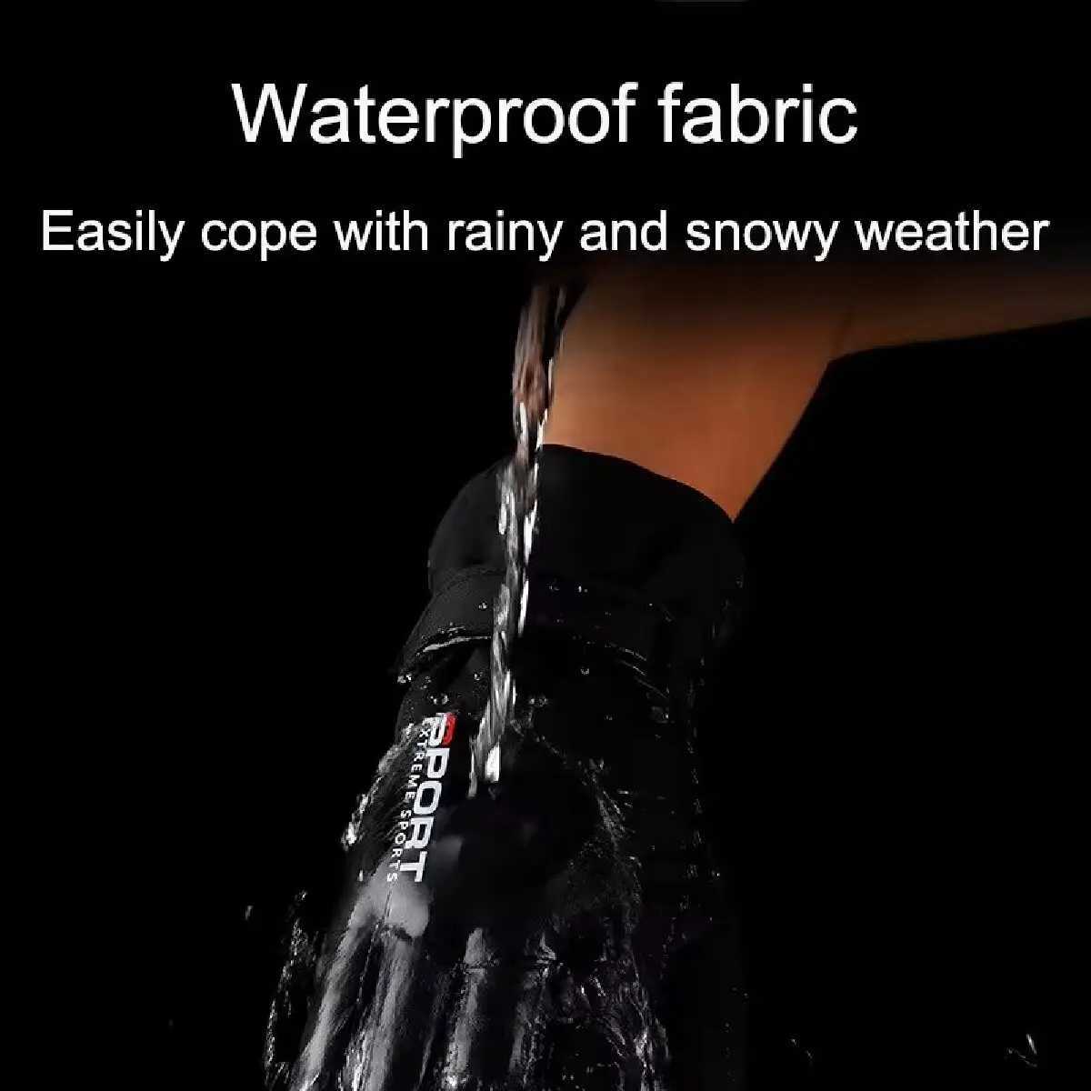 Mens Winter Skiing Gs Warm Plush Thick Waterproof Gs Outdoor Bicycle Windproof and Cold proof Gs W241026